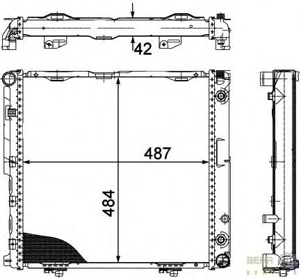 Compre 50140802 Polcar Radiador de esfriamento de motor