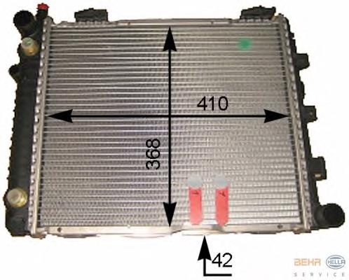 Radiador de esfriamento de motor Polcar 50140801 preço, a partir de 122,23 USD