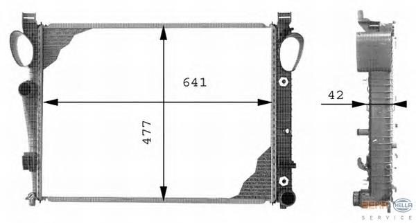 Radiador de esfriamento de motor Mercedes 8MK376712571 preço, a partir de 139,61 USD