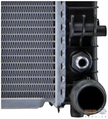 8MK376712571 Mercedes Radiador de esfriamento de motor