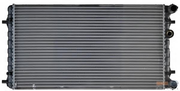 Radiador de esfriamento de motor 1C0121253E VAG