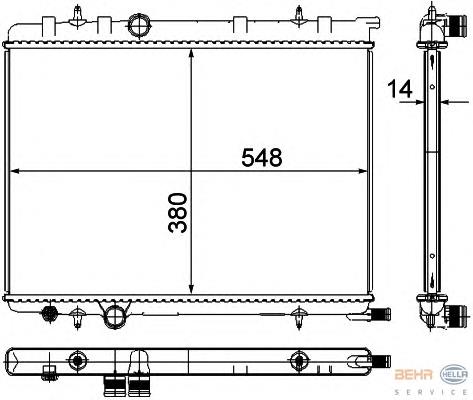 Radiador de esfriamento de motor VALEO 732616 preço, a partir de 47,67 USD