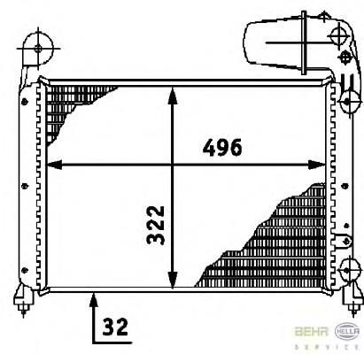 Radiador de esfriamento de motor VALEO 811070 preço, a partir de 83,15 USD