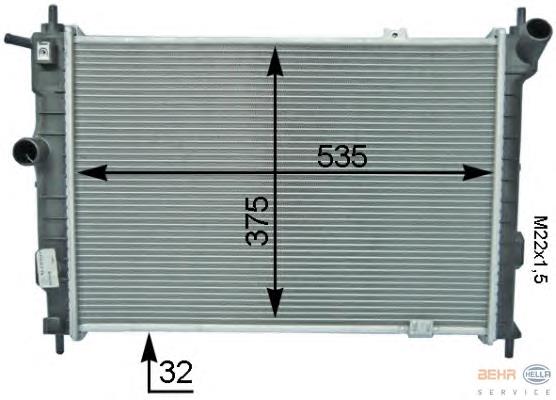 Compre 731551 VALEO Radiador de esfriamento de motor