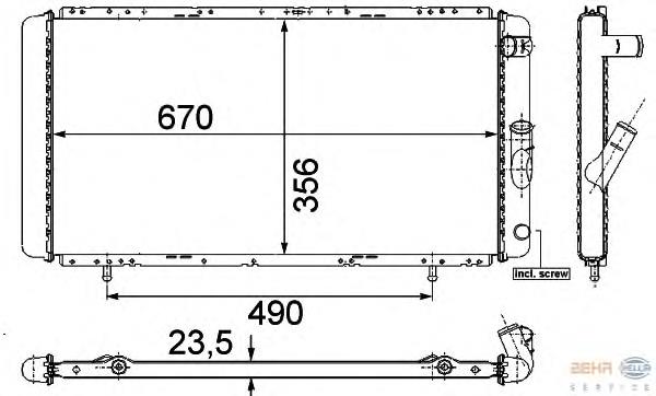 Radiador de esfriamento de motor NRF 58111 preço, a partir de 83,73 USD