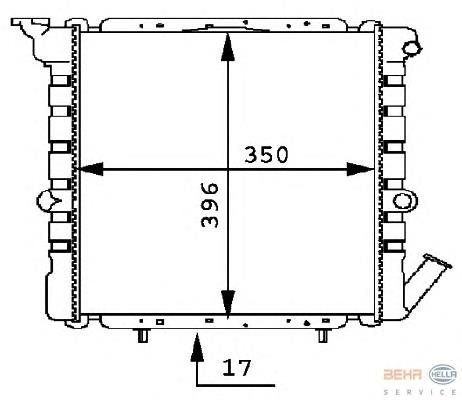 Radiador de esfriamento de motor VALEO 883729 preço, a partir de 94,57 USD