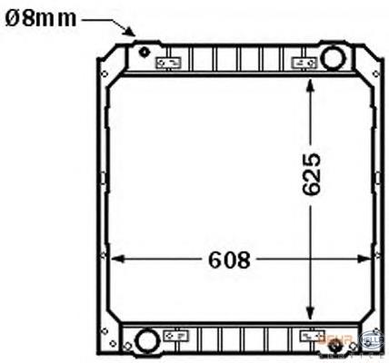 Radiador de esfriamento de motor Nissens 62349A preço, a partir de 377,86 USD
