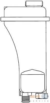 Tanque de expansão do sistema de esfriamento CRT51000S Mahle Original