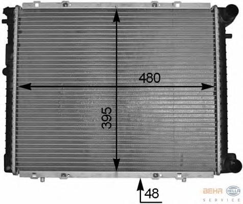 Compre 7703074125 Renault (RVI) Radiador de esfriamento de motor
