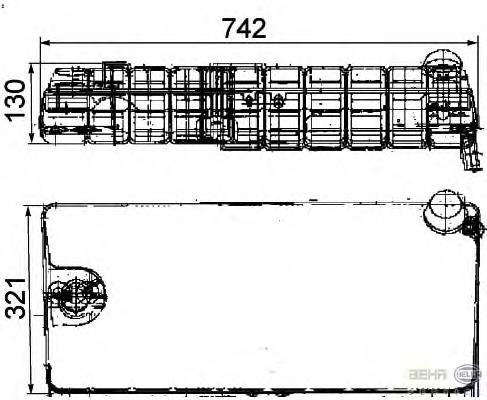 Tanque de expansão do sistema de esfriamento Diesel Technic 316232 preço, a partir de 147,36 USD