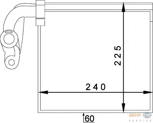 1517467 Ford Vaporizador de aparelho de ar condicionado