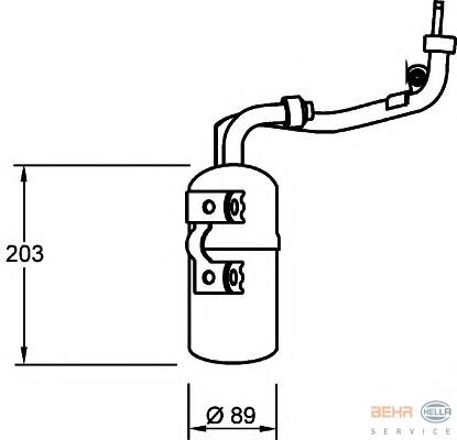 Tanque de recepção do secador de aparelho de ar condicionado Mazda BP4K61501A preço, a partir de 37,33 USD