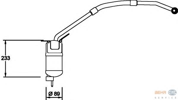 33354 NRF Tanque de recepção do secador de aparelho de ar condicionado