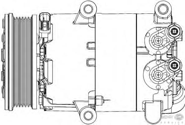 1852376 Ford Compressor de aparelho de ar condicionado