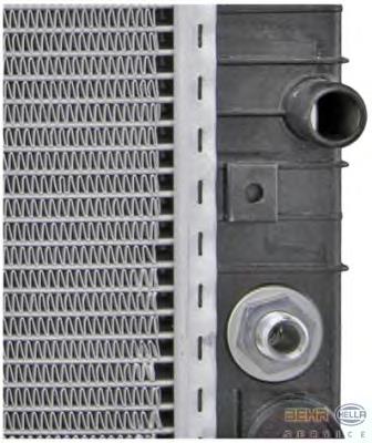 Radiador de esfriamento de motor 8MK376711231 HELLA