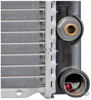 Radiador de esfriamento de motor 8MK376711371 HELLA