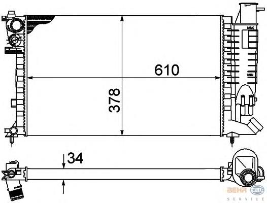 Radiador de esfriamento de motor VALEO 730985 preço, a partir de 90,63 USD