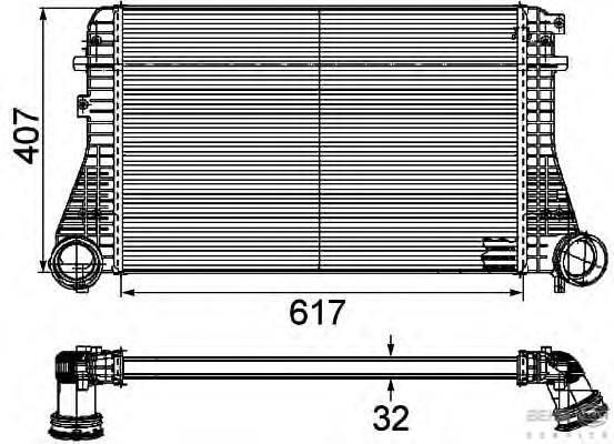 Compre 7750072 Kamoka Radiador de intercooler