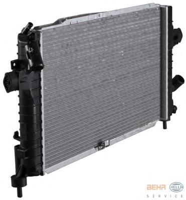 Radiador de esfriamento de motor 63112A Nissens