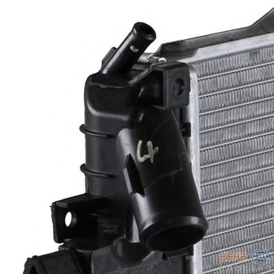 Radiador de esfriamento de motor Nissens 63112A