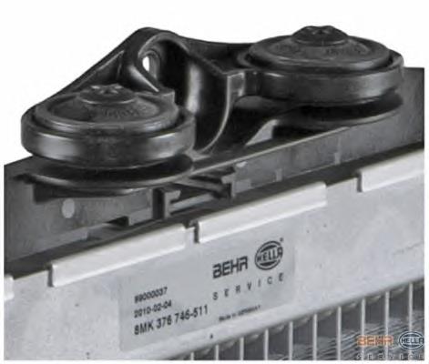 Radiador direito de esfriamento de motor 60873 Nissens