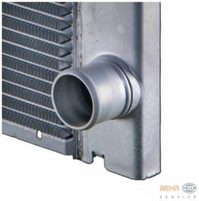 Radiador de esfriamento de motor BMW 17112751276