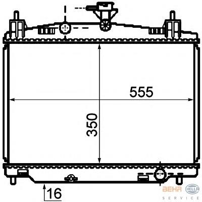 Radiador de esfriamento de motor Mazda ZJ3815200A preço, a partir de 125,95 USD