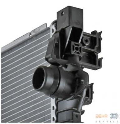 7G918005BD Ford Radiador de esfriamento de motor