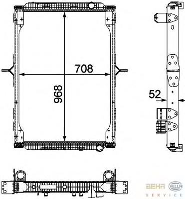 63786 Nissens Radiador de esfriamento de motor