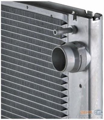 Radiador de esfriamento de motor PCC500370 Land Rover