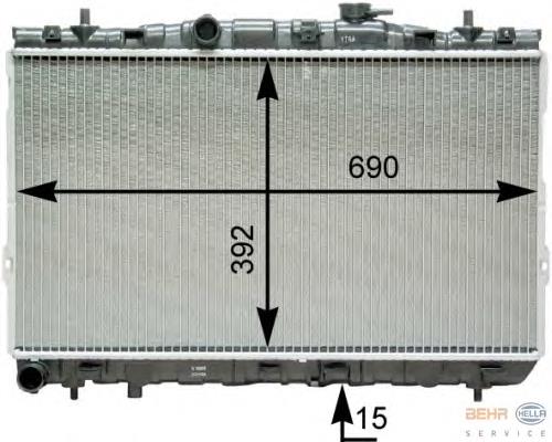 Compre 253102C006 Hyundai/Kia Radiador de esfriamento de motor