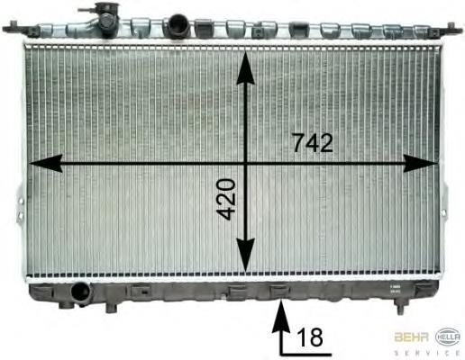 Compre 253103C001 Hyundai/Kia Radiador de esfriamento de motor