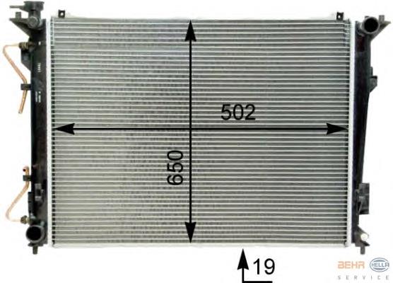 Radiador de esfriamento de motor Hyundai/Kia 253103K180 preço, a partir de 126,44 USD