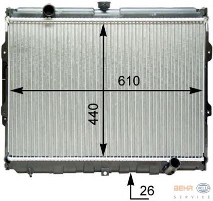 Compre RDA283096 Japko Radiador de esfriamento de motor