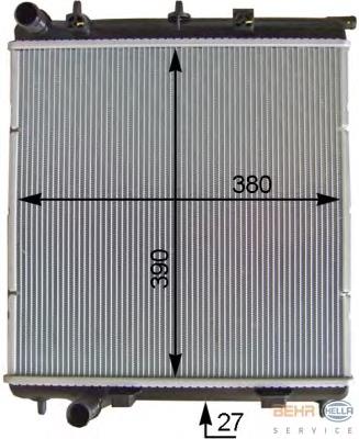 Compre 732831 VALEO Radiador de esfriamento de motor