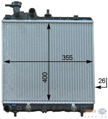 Compre 53256 NRF Radiador de esfriamento de motor