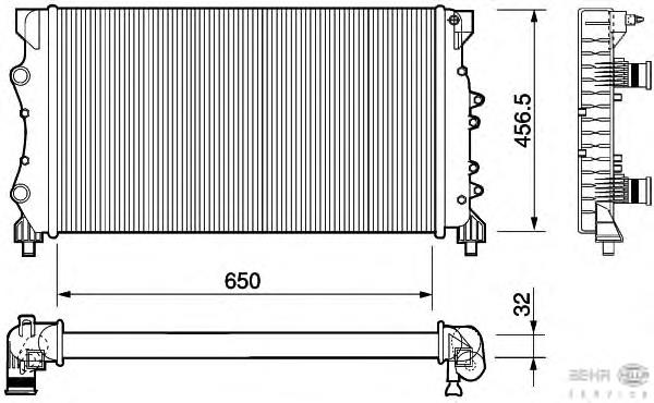 Compre 53990 NRF Radiador de esfriamento de motor