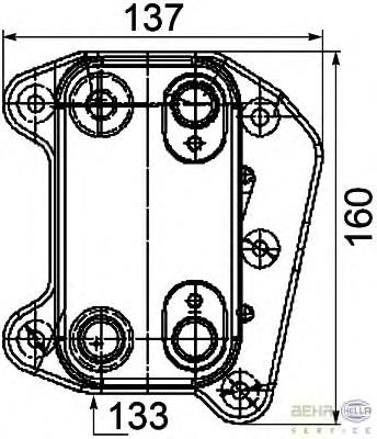 103732 Febi Radiador de óleo