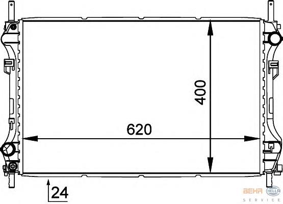 Radiador de esfriamento de motor Ford YC1H8005BD preço, a partir de 98,75 USD