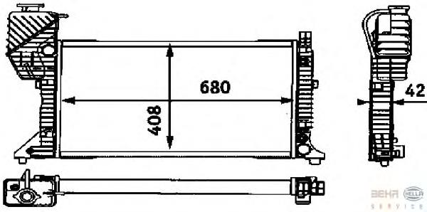 Radiador de esfriamento de motor Polcar 5062083 preço, a partir de 169,46 USD