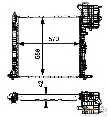 Radiador de esfriamento de motor Mercedes A6385011901 preço, a partir de 70,39 USD