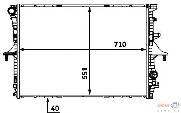 Radiador de esfriamento de motor AVA VN2198 preço, a partir de 81,55 USD