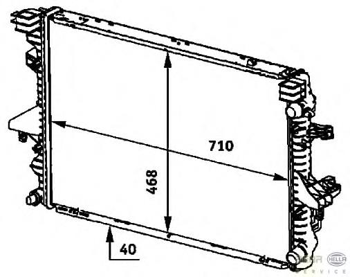 Radiador de esfriamento de motor Thermotec D7W071TT preço, a partir de 148,64 USD