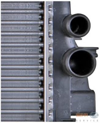 Radiador de esfriamento de motor 504008B1 Polcar