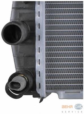 Radiador de esfriamento de motor VAG 7H0121253F