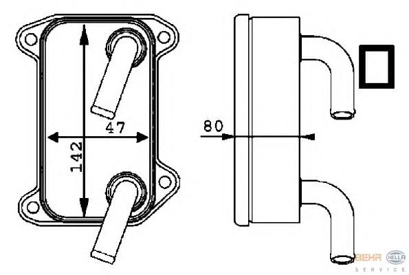 Radiador de óleo Metalcaucho 06370 preço, a partir de 57,28 USD