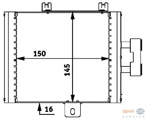 2155000000 Mercedes Radiador de óleo