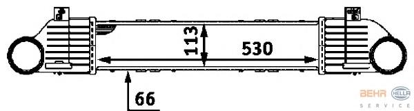 A2205000000 Mercedes Radiador de intercooler
