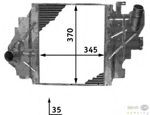 30865 NRF Radiador de intercooler