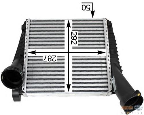 7L6145803G VAG Radiador de intercooler